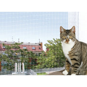 Filet de sécurité pour balcon transparent