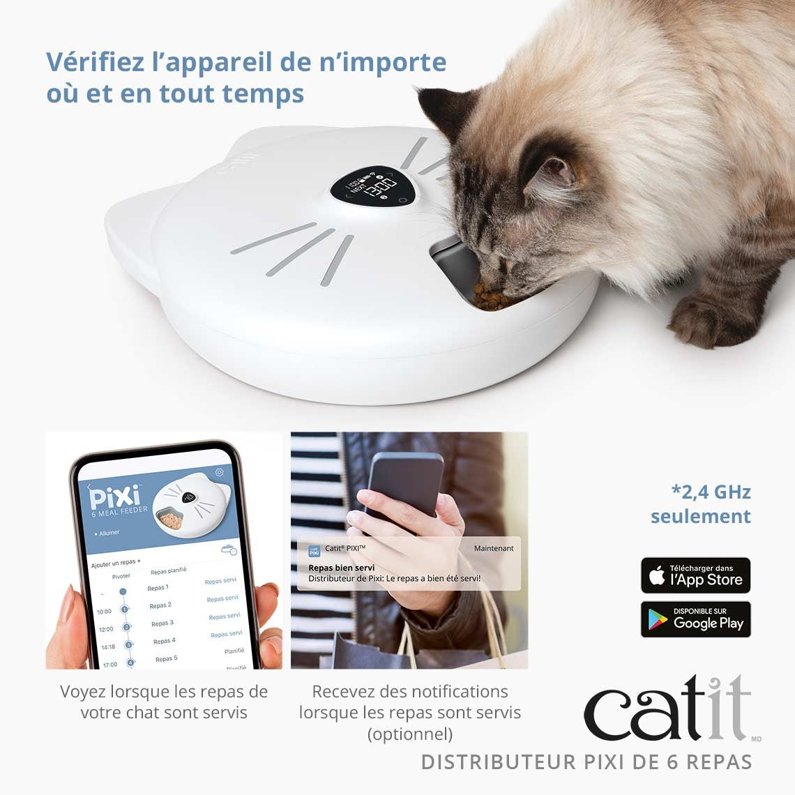 Distributeur connecté Pixi 6 repas