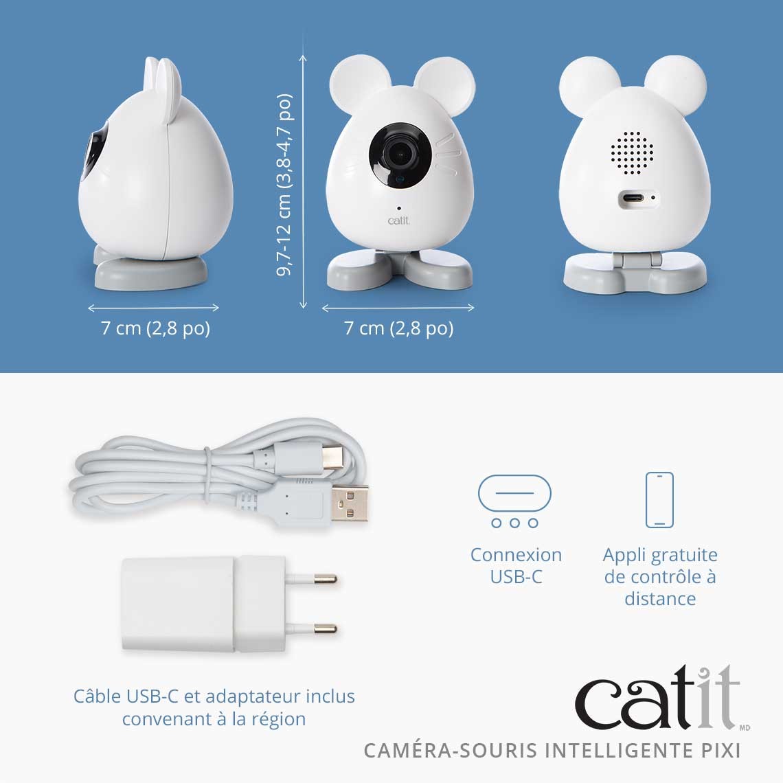 Caméra souris intelligente Pixi