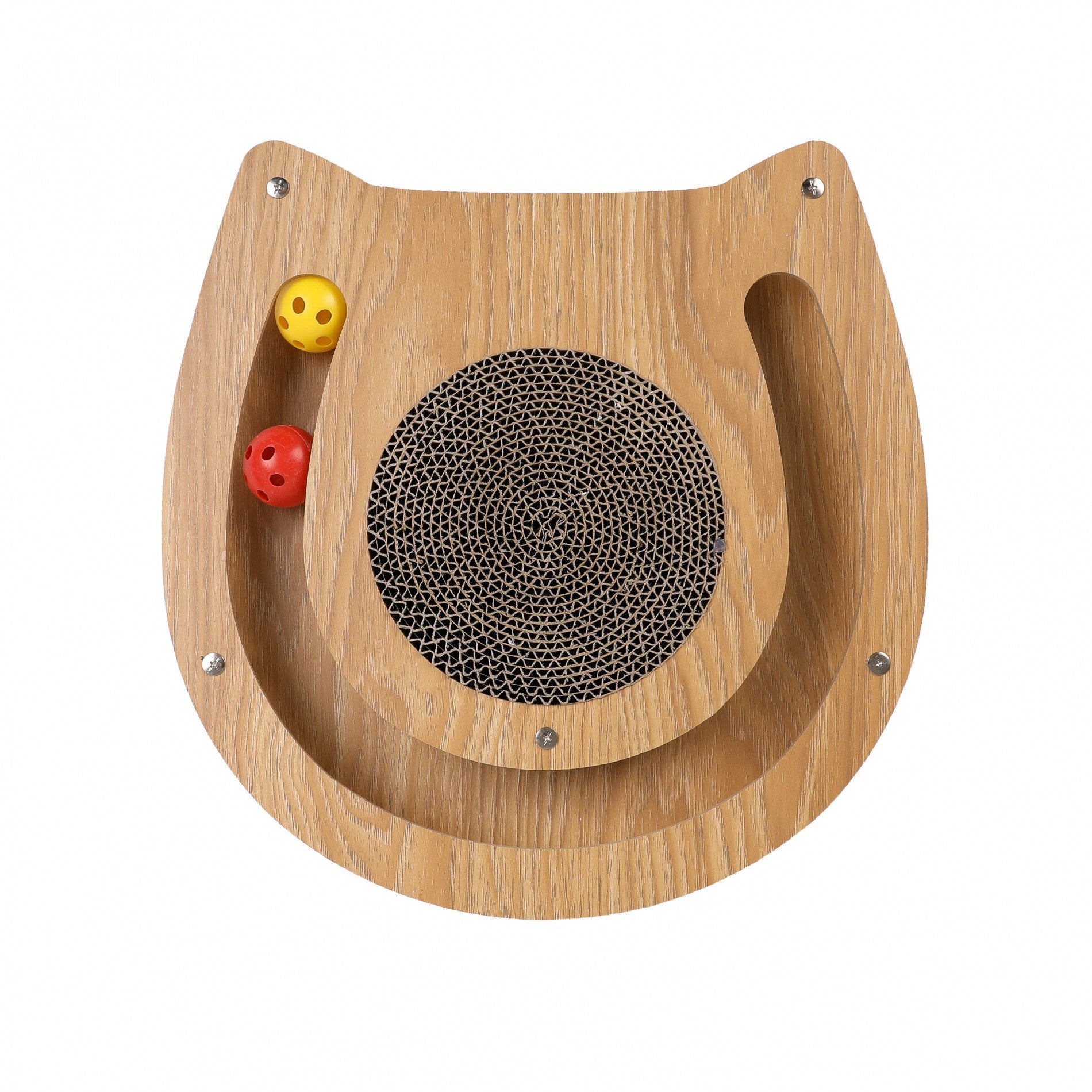 Plateforme à griffer en bois