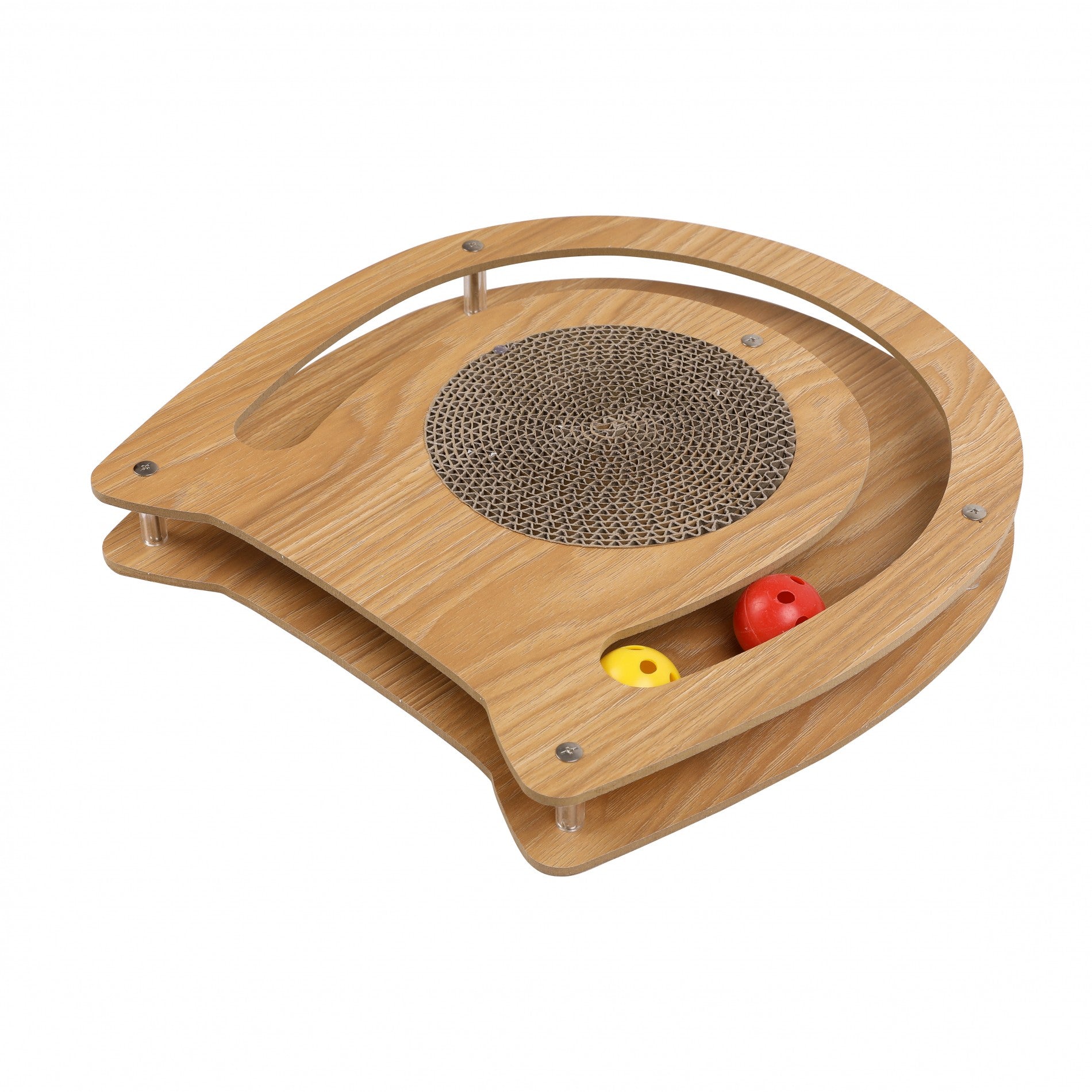 Plateforme à griffer en bois