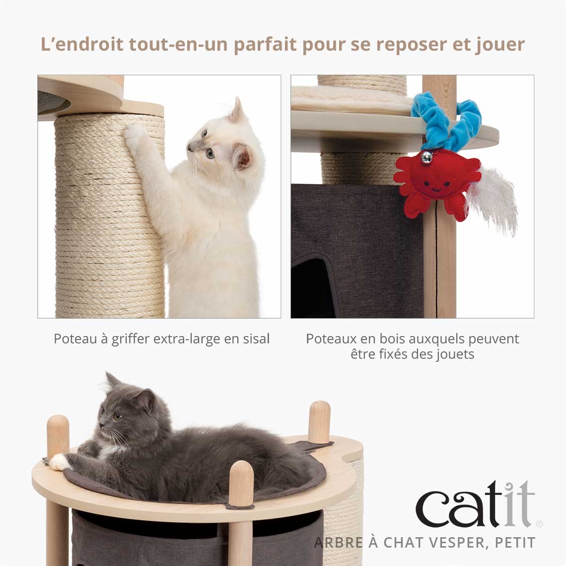 Arbre à chat Vesper TreeHouse I