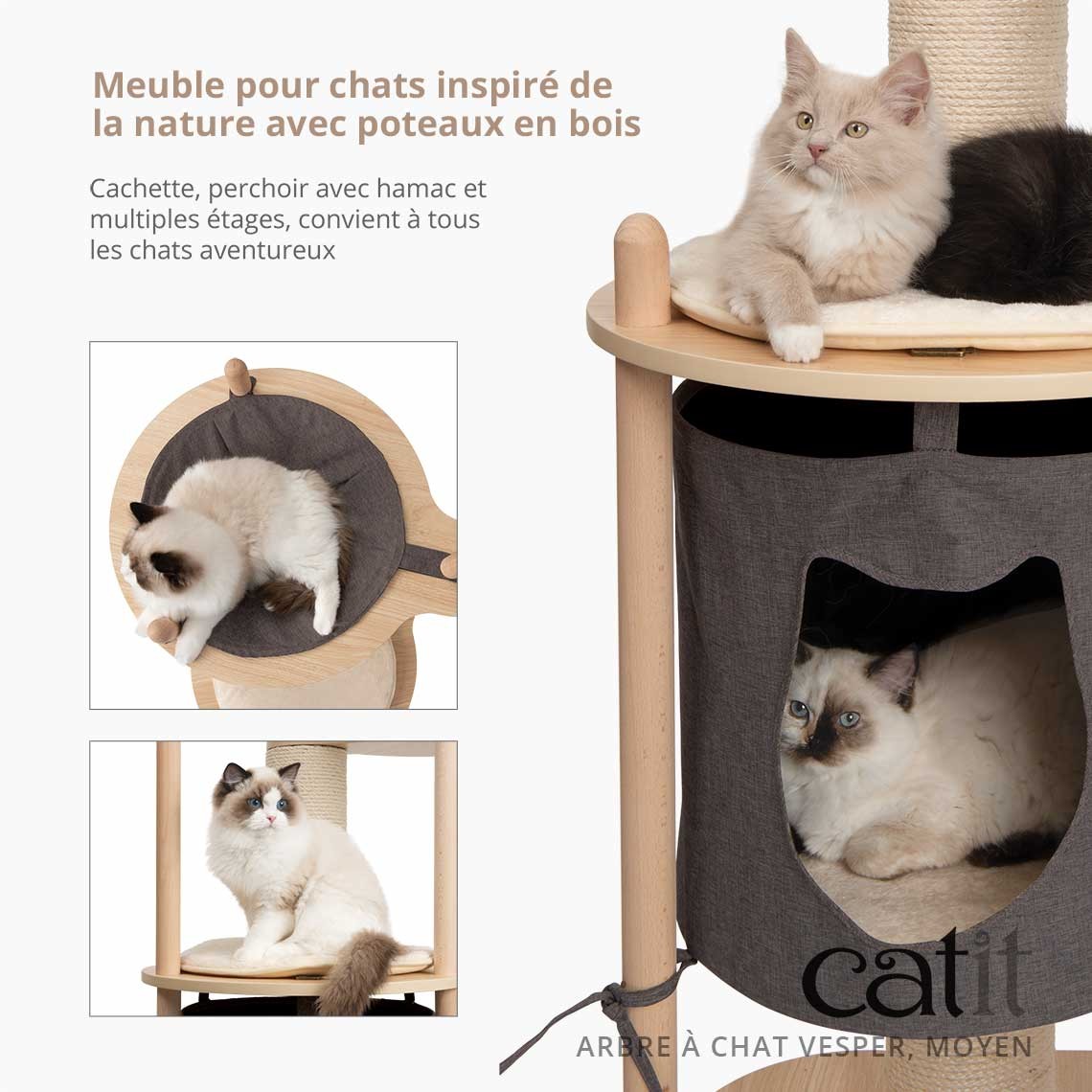 Arbre à chat Vesper TreeHouse II