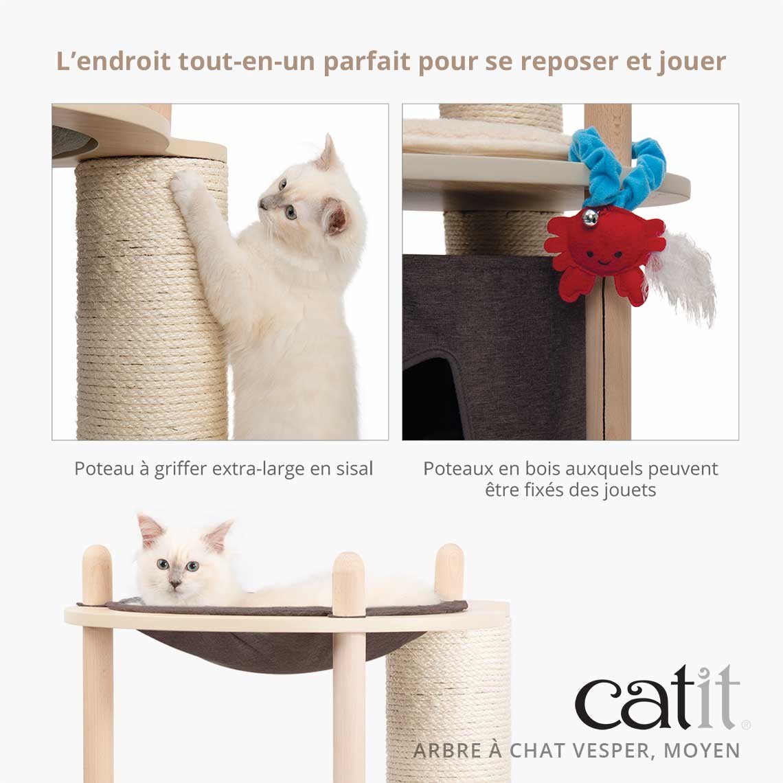Arbre à chat Vesper TreeHouse II