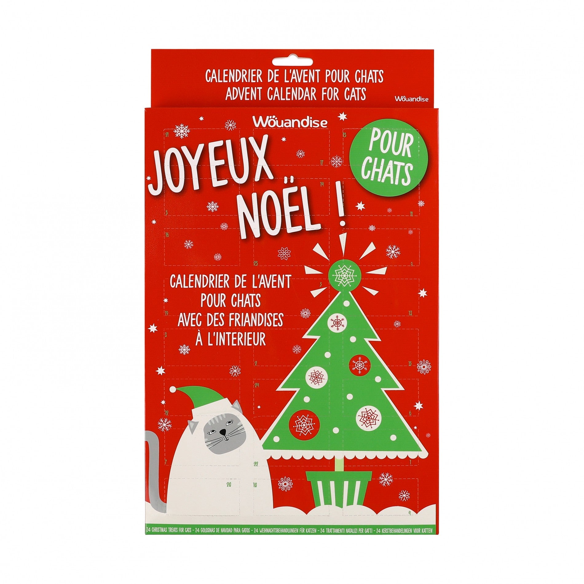 Calendrier de l'Avent pour chat Wouapy