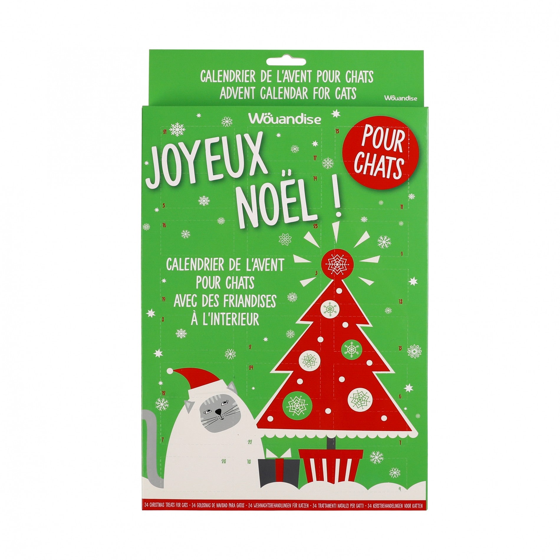Calendrier de l'Avent pour chat Wouapy