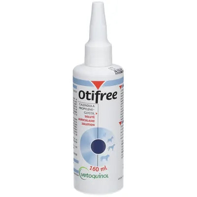 Vétoquinol - Otifree solution auriculaire - Flacon 160 ml