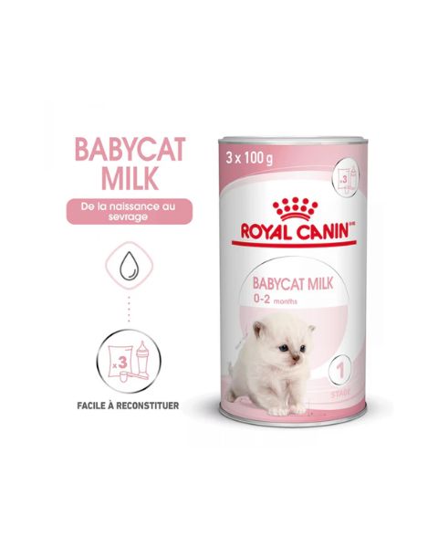 Royal Canin Babycat Milk | Double Pack | 2 x 300 g | melkwisselvoer voor kittens | vanaf de geboorte tot het spenen (0-2 maanden) | voor een harmonieuze groei
