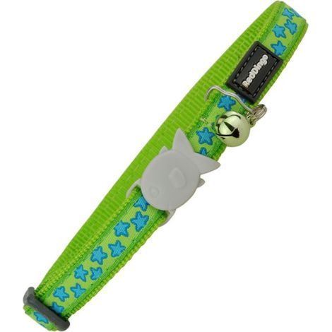 Red Dingo - Collier Style de chat vert étoiles