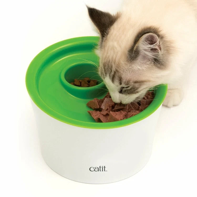 Cat It - Distributeur d'aliments Multi Feeder - Blanc et vert
