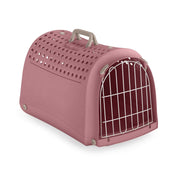 CAGE TRANSP.CABRIO ROSE 50X32X34CM