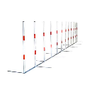 Piquets de slalom en PVC