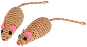 JOUET CHAT SOURIS NATURE X2