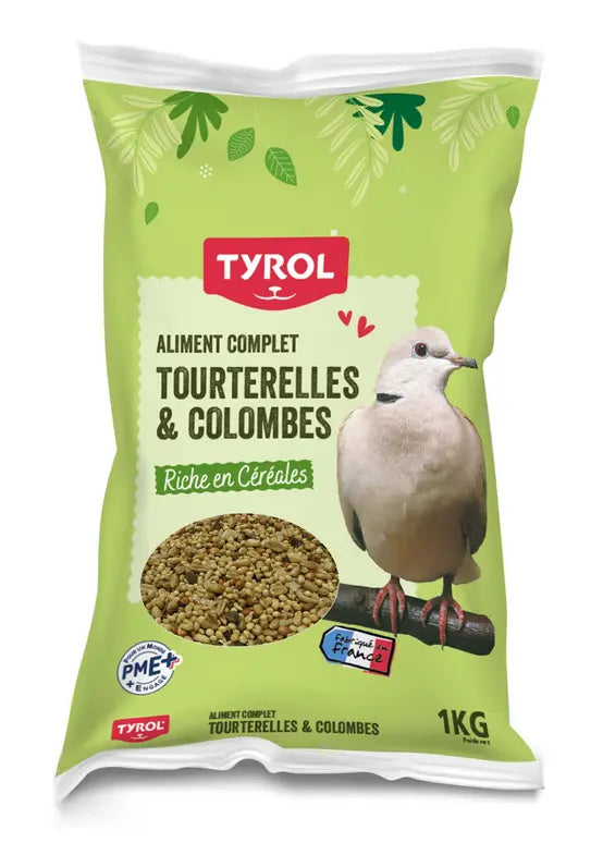 Tyrol Melange Tourterelles et Colombes 1kg