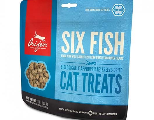 Orijen 6 fish Treats friandises pour chat
