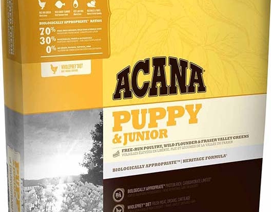 Acana Heritage Puppy and Junior croquettes pour chiot et jeune chien