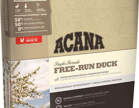 Acana Singles Free Run Duck croquettes pour chiens