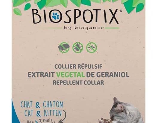 Biospotix by Biogance Collier chats et chatons