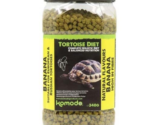 Nourriture pour Tortue de Terre Komodo Tortoise Diet saveur banana 340g