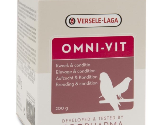 VERSELE LAGA Oropharma Omni-VIT Mélange Vitamines pour Oiseaux 200g