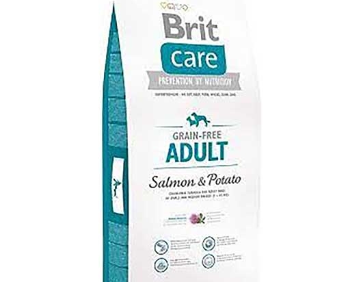 Brit Care croquettes adulte sans céréales au saumon et pomme de terre 12 kg