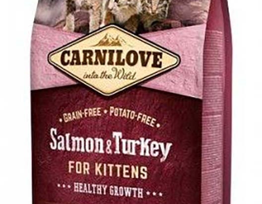 Carnilove Saumon et Dinde croquettes pour chatons