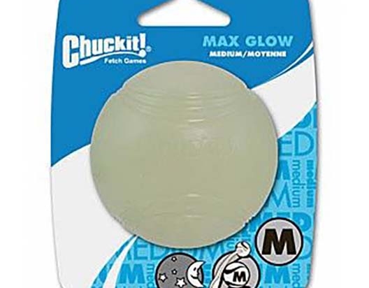 Chuckit balle phosphorescente Max glow