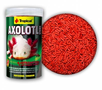 TROPICAL Axolotl Stick - Nourriture pour Axolote 250ml  TROPICAL Axolotl  Stick - Nourriture pour Axolote 250ml