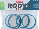 Anneaux de connexion de cages pour rongeurs RODY3 Bleu x4