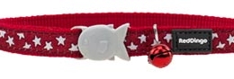 Red Dingo Collier pour chat rouge à étoiles